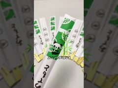 Confezione personalizzata di bacchette di bambù ecologiche