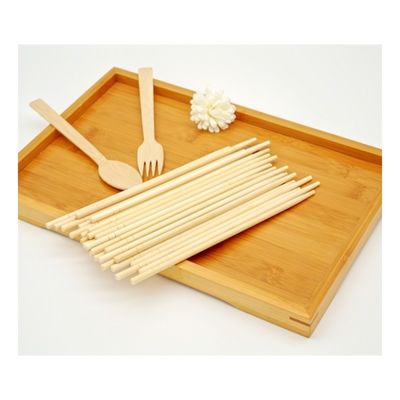 Piccole bacchette da mangiare nude Sicurezza e salute Piccole bacchette da mangiare rotonde di bambù