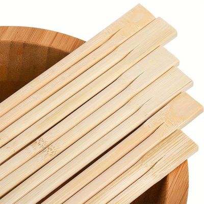 Pratici bastoncini monouso bastoncini gemelli in bambù personalizzati in bambù naturale per comodità e protezione dell'ambiente