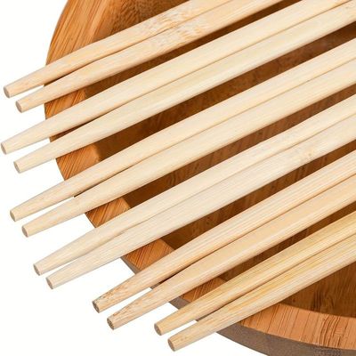 Pratici bastoncini monouso bastoncini gemelli in bambù personalizzati in bambù naturale per comodità e protezione dell'ambiente