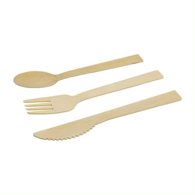 17 cm posate di bambù usa e getta igieniche e monouso forchette di bambù usa e getta