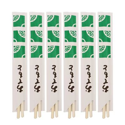 Sushi di bambù su misura Japanese Round Disposable Bulk Round Head Disposable Chopsticks per la casa / ristorante / hotel