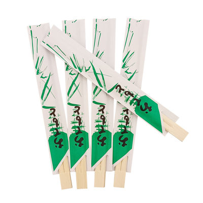 Logo personalizzato accettabile bastoncini a colori naturali 100% bastoncini a bambù usa e getta imballaggio personalizzato Sushi bastoncini gemelli
