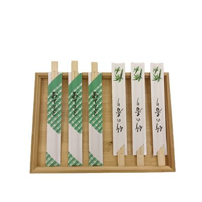 Logo personalizzato accettabile bastoncini a colori naturali 100% bastoncini a bambù usa e getta imballaggio personalizzato Sushi bastoncini gemelli