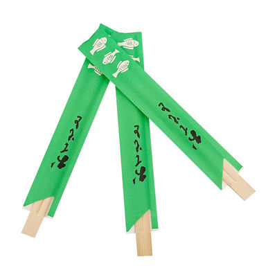 Logo personalizzato accettabile bastoncini a colori naturali 100% bastoncini a bambù usa e getta imballaggio personalizzato Sushi bastoncini gemelli