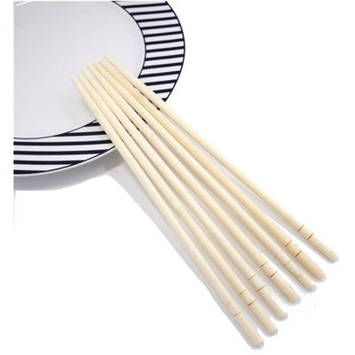 Bamboo naturale bastoncini rotondi usa e getta con testa rotonda sfusa bastoncini di bambù usa e getta per la casa/ristorante/hotel