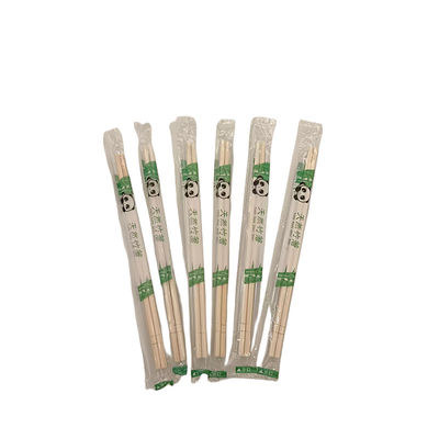 Colore naturale OPP Imballaggio Bambù Rotondo Bastoni usa e getta personalizzati Bastoni una tantum Eco-friendly Biodegradabile