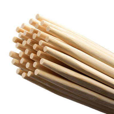100% bastoncini rotondi naturali bastoncini monouso in bambù Eco-friendly and biodegradable