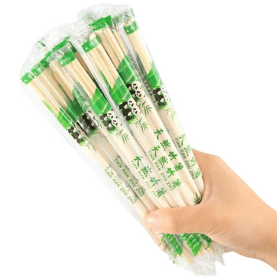 Bastoni rotondi usa e getta di bambù con manica per la casa/ristorante/hotel.