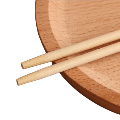 Colore naturale OPP Imballaggio Bambù Rotondo Bastoni usa e getta personalizzati Bastoni una tantum Eco-friendly Biodegradabile