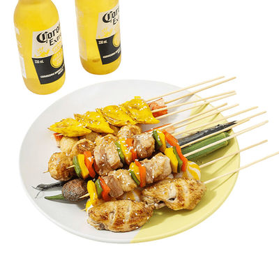 bastoncini di bambù usa e getta per barbecue con larghezza 4.0 e lunghezza 50 cm