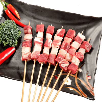 Biodegradabili Spigoli di bambù Barbecue Spigoli con superficie liscia