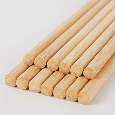Eco-friendly Disposable Bamboo Chopsticks Modern Round Shape Sustainable and Healthy Flatware for Camping and Hotels