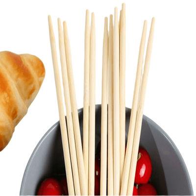 Logo personalizzato Rondo Bambù Bastoni usa e getta Perfetti per l'esperienza alimentare domestica / Ristorante / Hotel