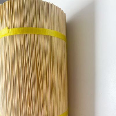 Fabbrica Vendita diretta bastoncini di incenso di bambù ecologici 1,3 mm rotondi bastoncini di incenso indiani naturali Agarbatti